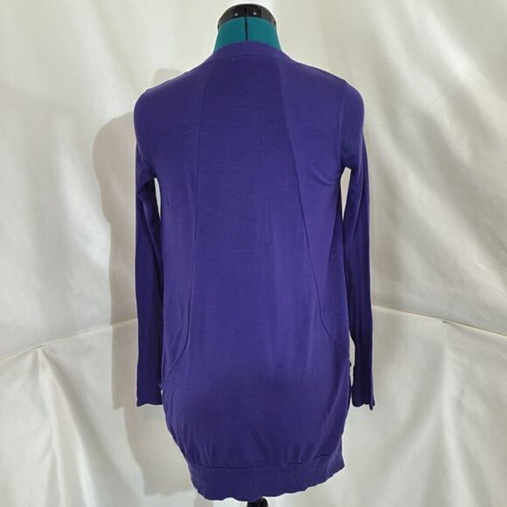 Aritzia Wilfred Purple Lyocell Cardigan - Size Extra Small - Picture 4 of 9